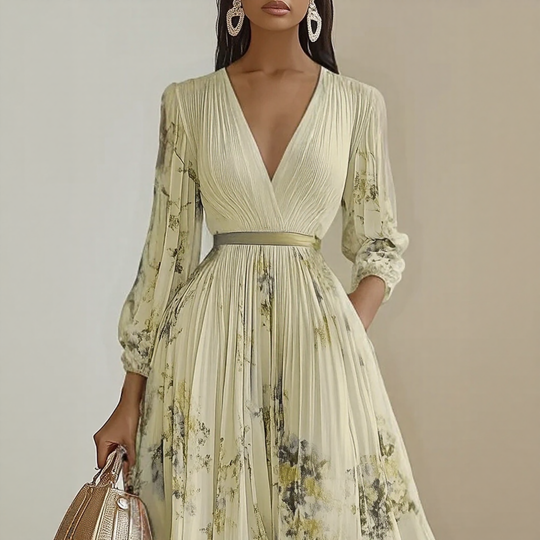 Ellery Canberra™ | Milano - Elegant Pleated Maxi Dress