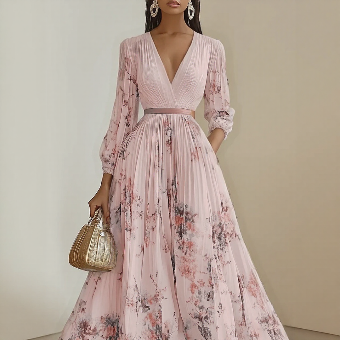 Ellery Canberra™ | Milano - Elegant Pleated Maxi Dress