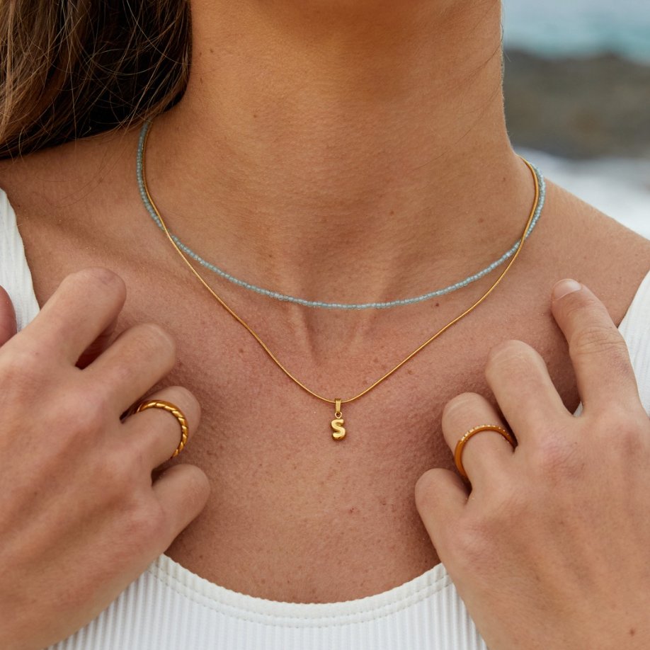 Ellery Canberra™ - Aila | Chic Bubble Letter Necklace