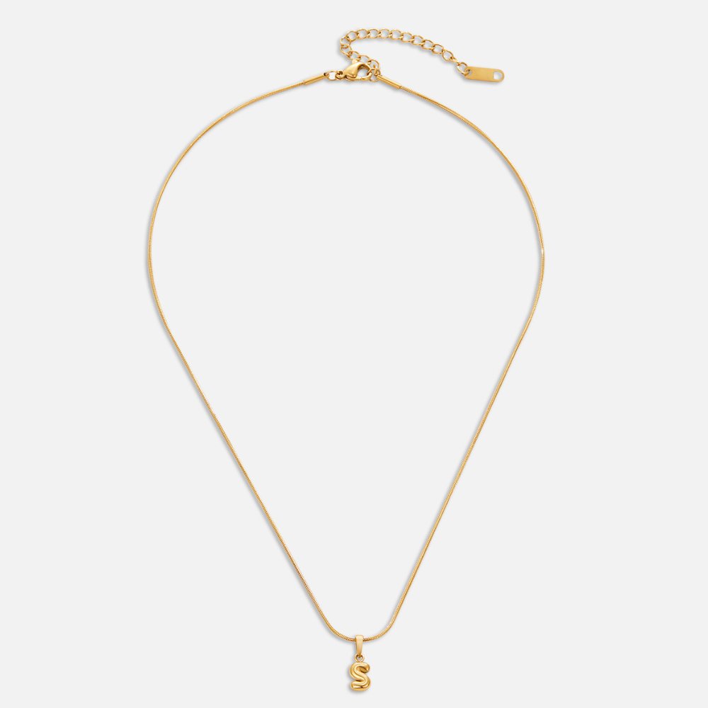 Ellery Canberra™ - Aila | Chic Bubble Letter Necklace