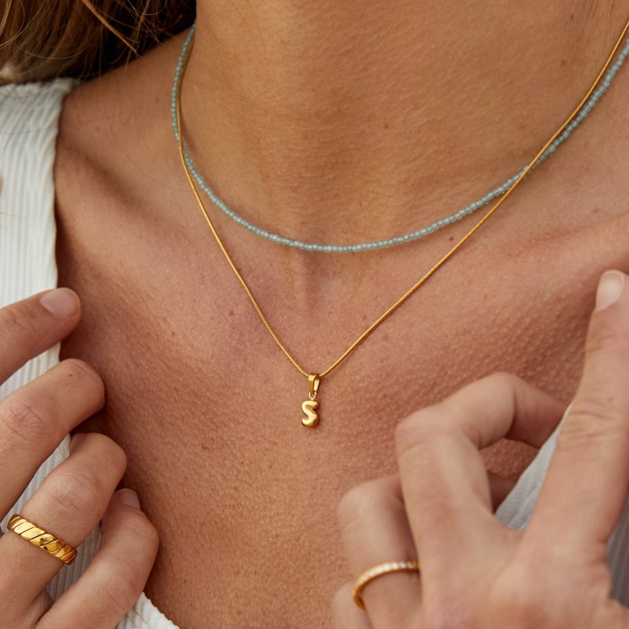 Ellery Canberra™ - Aila | Chic Bubble Letter Necklace