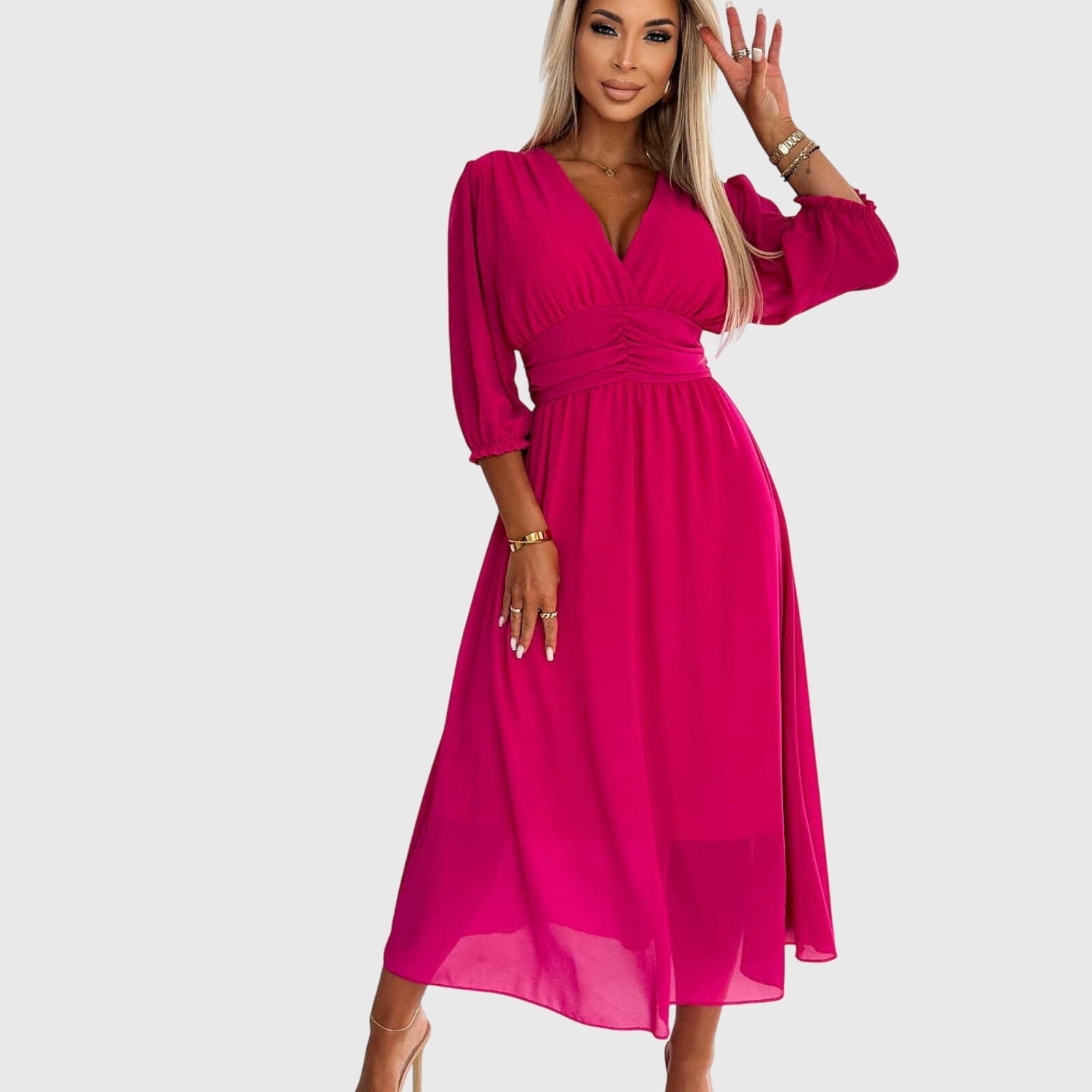 Ellery Canberra™ | Chloe™ - Lightweight Silky Chiffon Dress