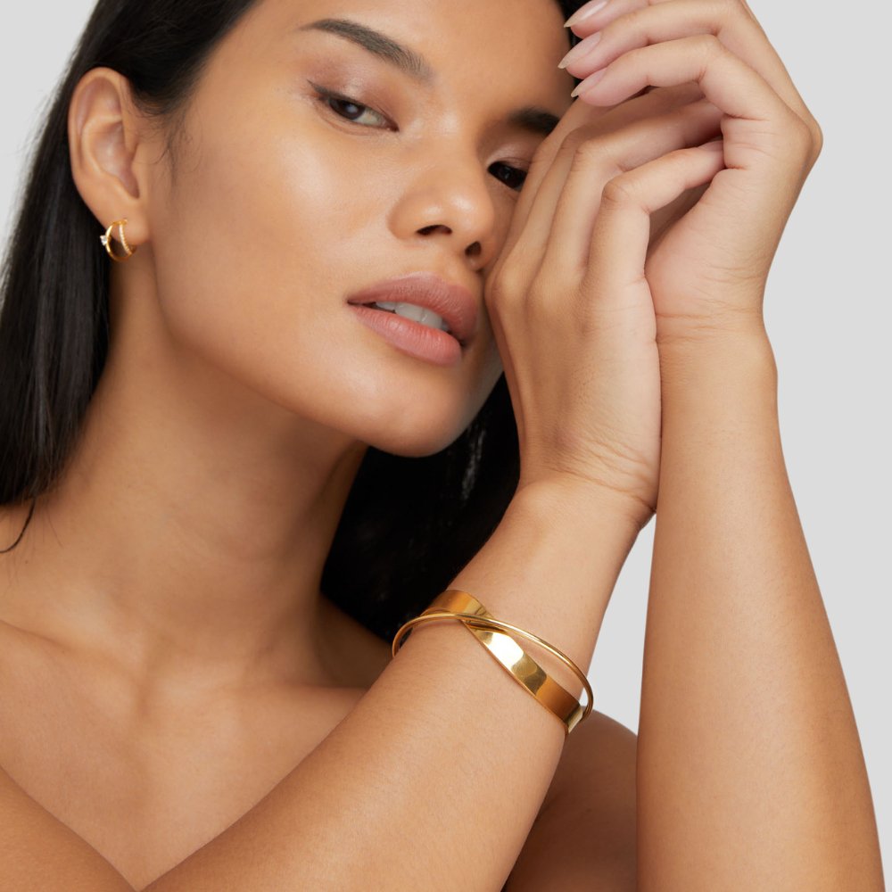 Ellery Canberra™ - Alana | Unique Gold Bangle