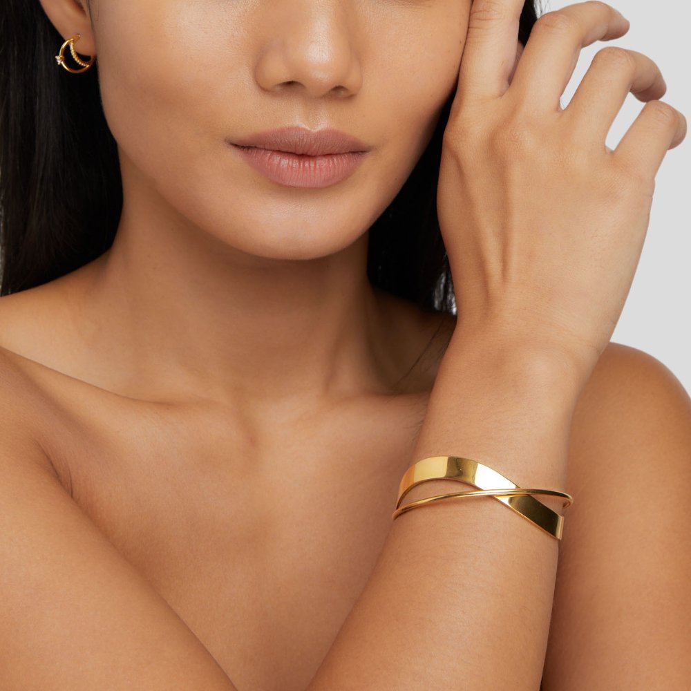 Ellery Canberra™ - Alana | Unique Gold Bangle