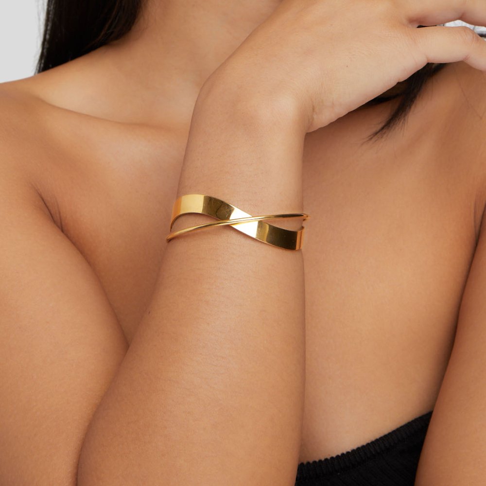 Ellery Canberra™ - Alana | Unique Gold Bangle