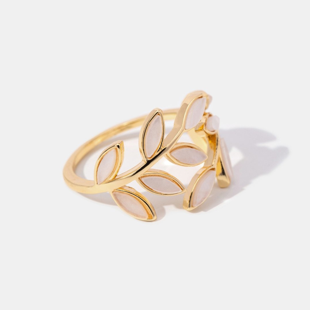 Ellery Canberra™ - Serene | Gold Leaf Ring