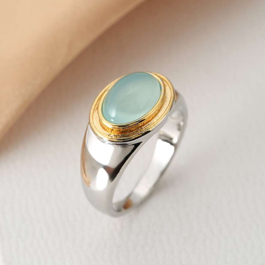 Ellery Canberra™ - Gabi | Vintage Green Moonstone Ring
