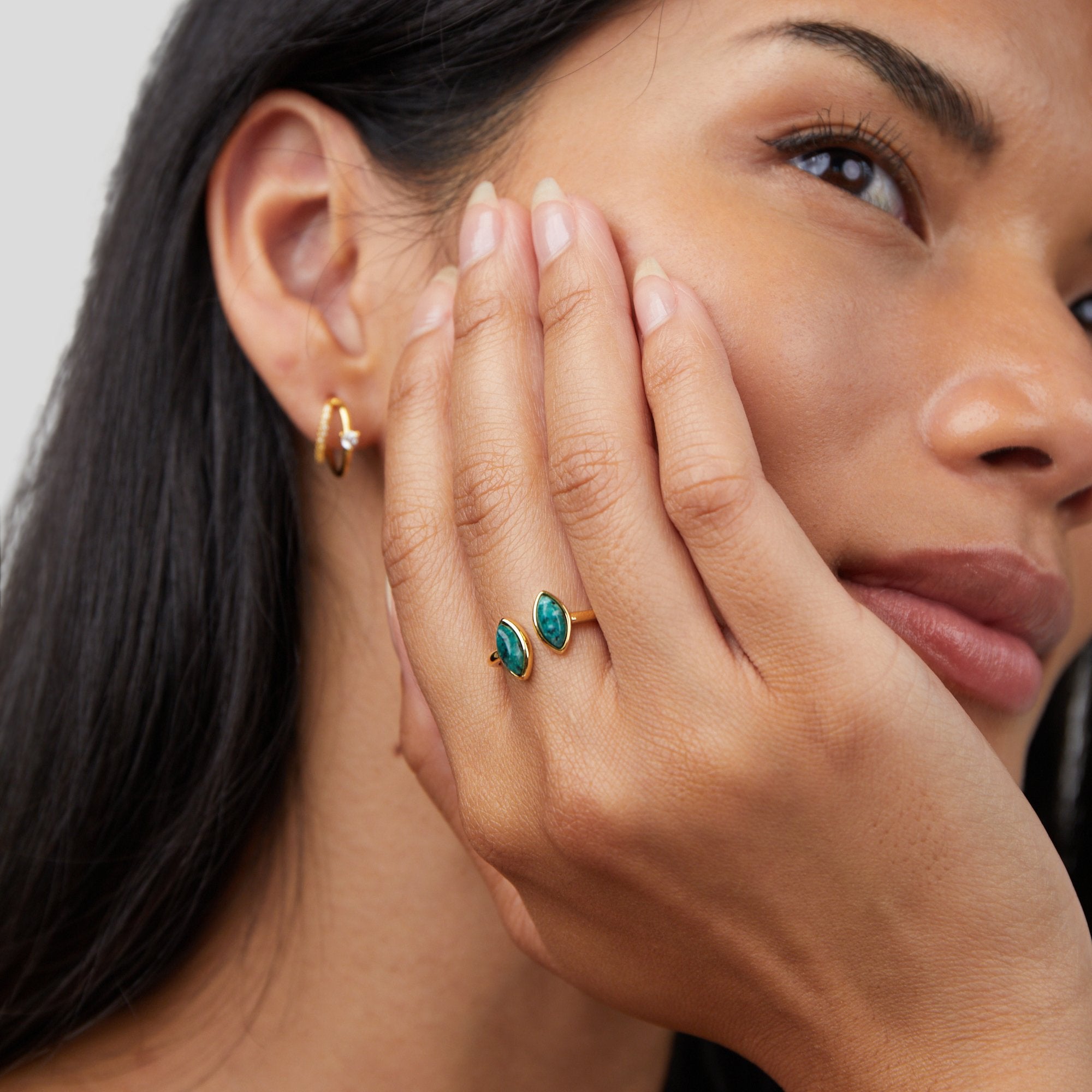 Ellery Canberra™ - Chrystal | Luxury Green Wrap Ring