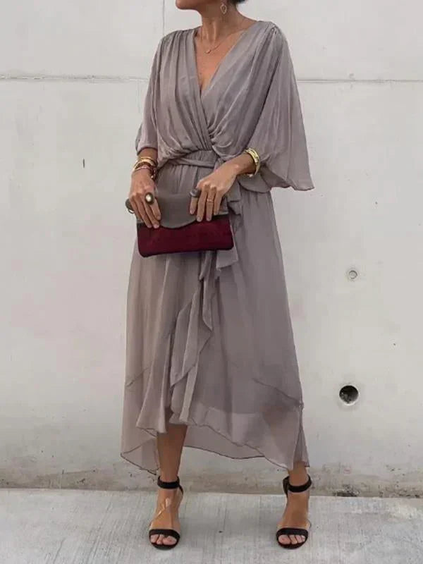 Ellery Canberra™ | Monica - Silk Chiffon Dress With V-neck