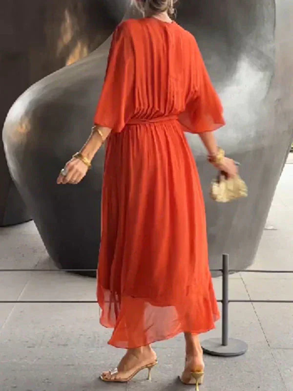 Ellery Canberra™ | Monica - Silk Chiffon Dress With V-neck