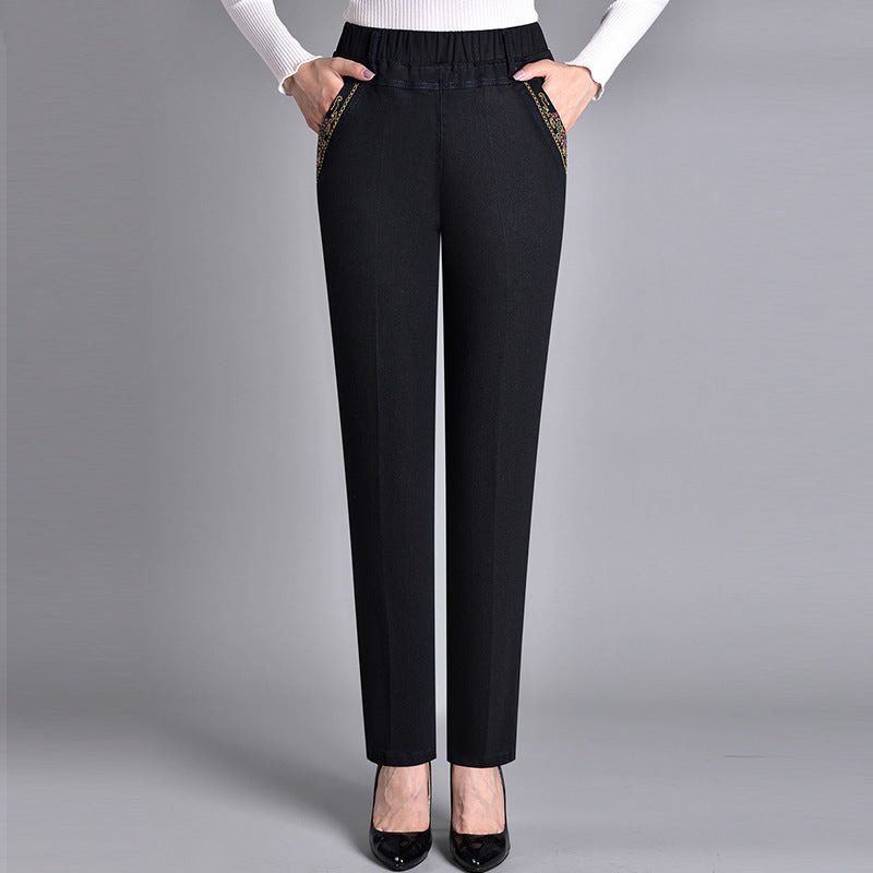 Ellery Canberra™ | Elegant Elastic Women's Pants