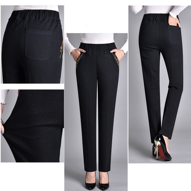 Ellery Canberra™ | Elegant Elastic Women's Pants