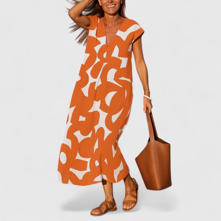 Ellery Canberra™ | Koralia - Sophisticated V-Neck Dress