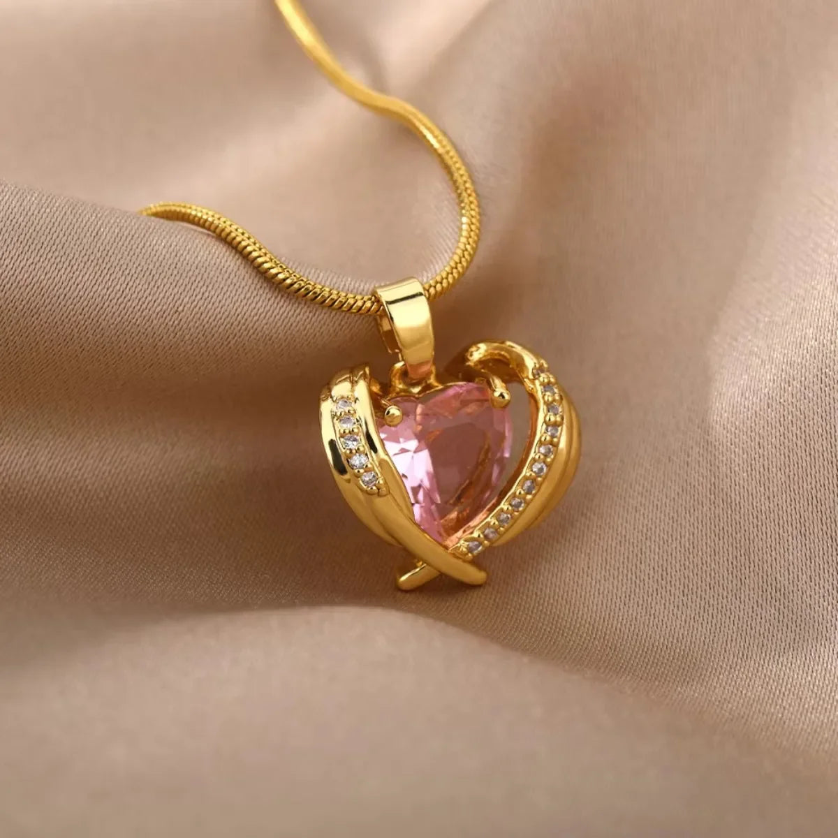 Ellery Canberra™ - Addie | Bohemia Pink Cubic Zirconia Necklace
