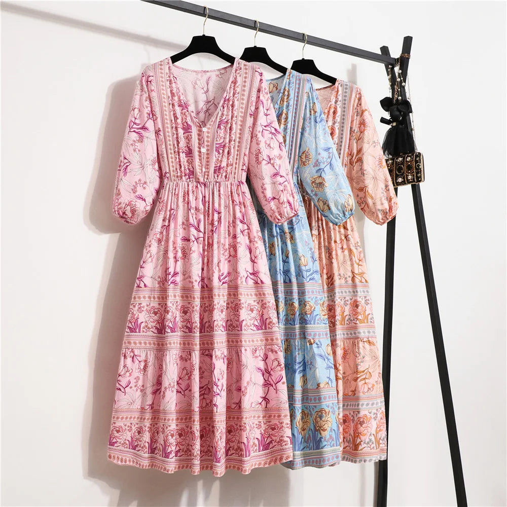 Ellery Canberra™ | Darie - Flowing petal midi dress with elegant tummy coverage